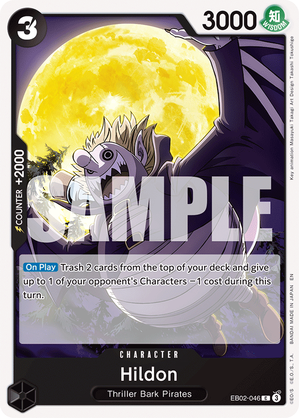 Hildon EB02-046 One Piece card