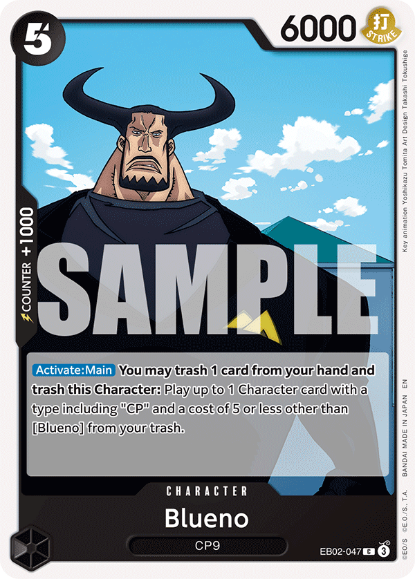 Blueno EB02-047 One Piece card