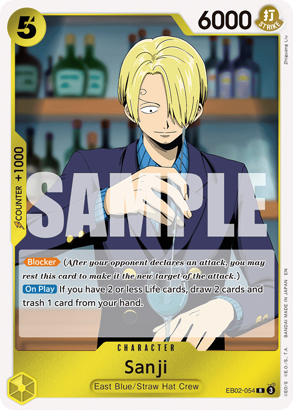 Sanji EB02-054 One Piece card