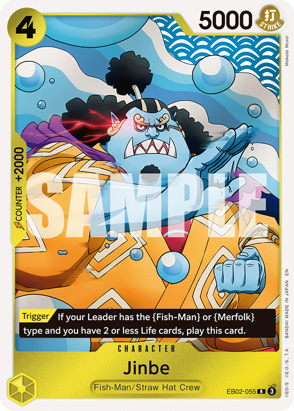 Jinbe EB02-055 One Piece card