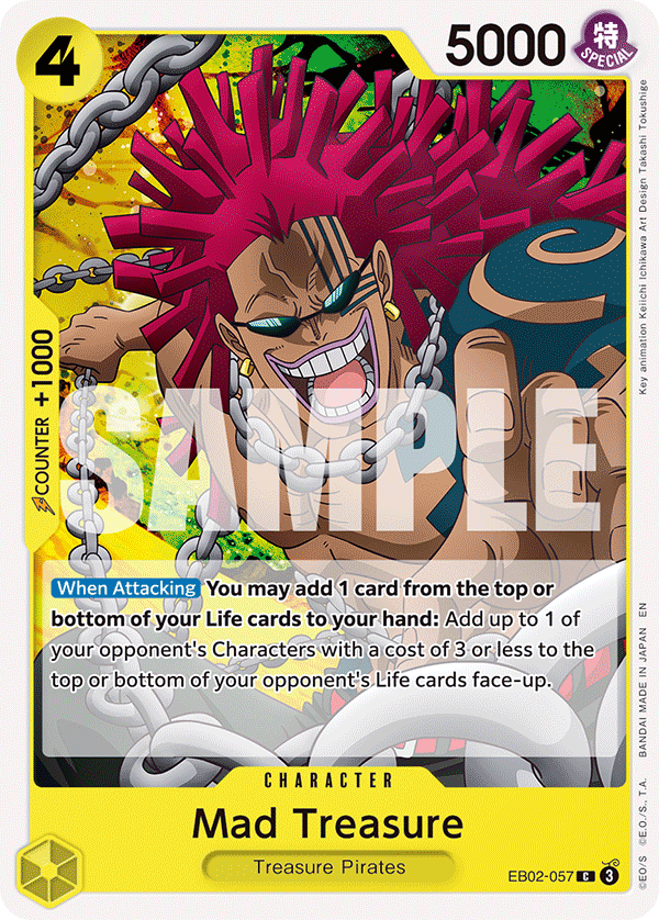 Mad Treasure EB02-057 One Piece card