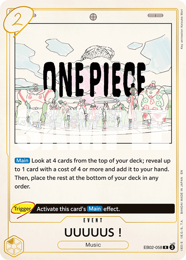 UUUUUS! EB02-058 One Piece card