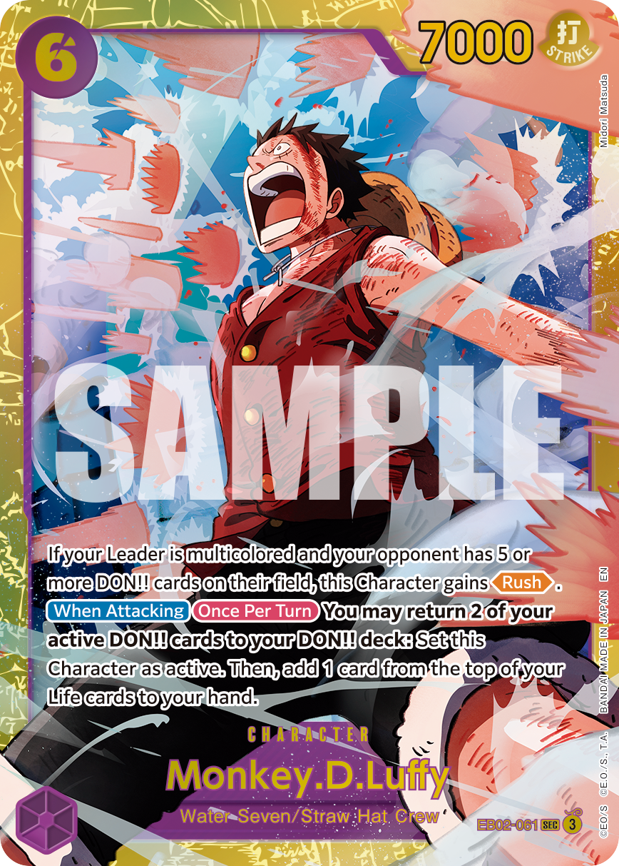 Monkey.D.Luffy - EB02-061 (Reprint) EB02-061 One Piece card