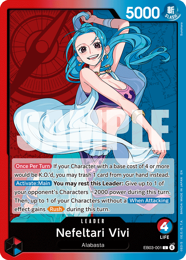 Nefeltari Vivi (001) EB03-001 One Piece card