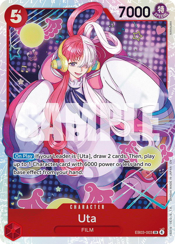 Uta (003) EB03-003 One Piece card