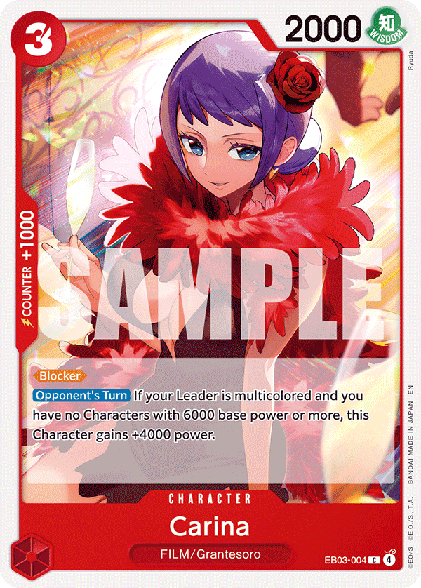 Carina EB03-004 One Piece card