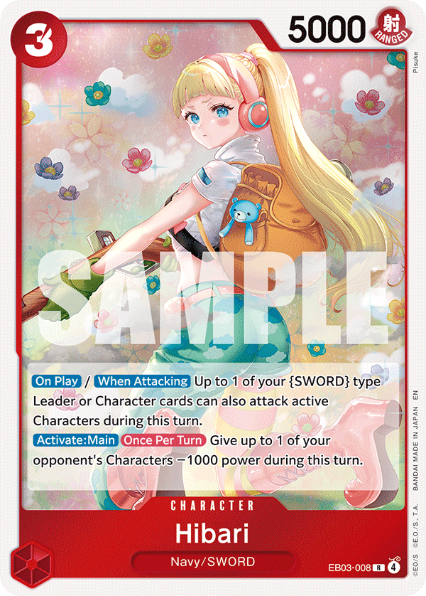 Hibari EB03-008 One Piece card