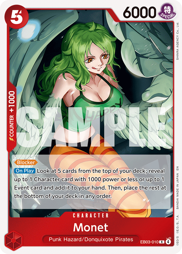 Monet EB03-010 One Piece card
