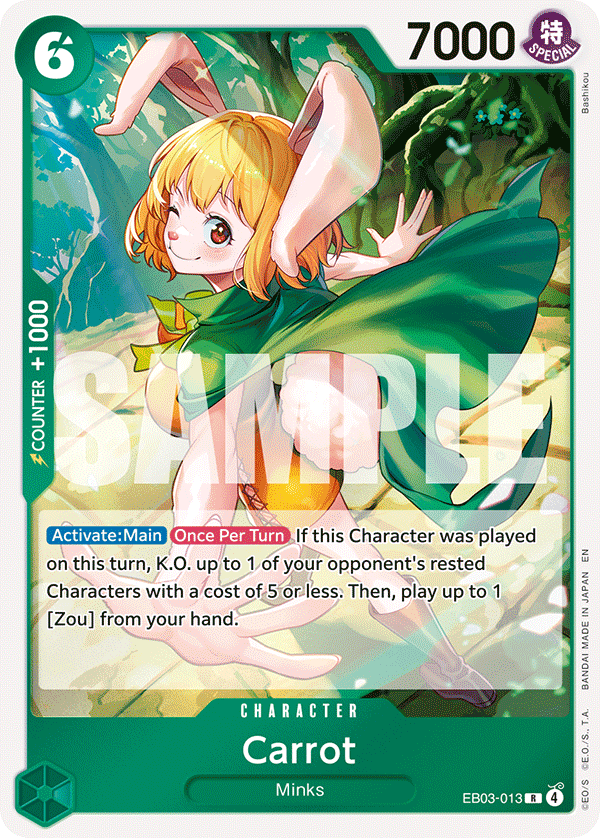 Carrot EB03-013 One Piece card