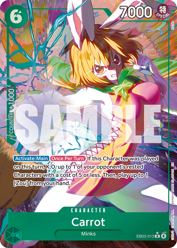 Carrot (Alternate Art) EB03-013 One Piece card