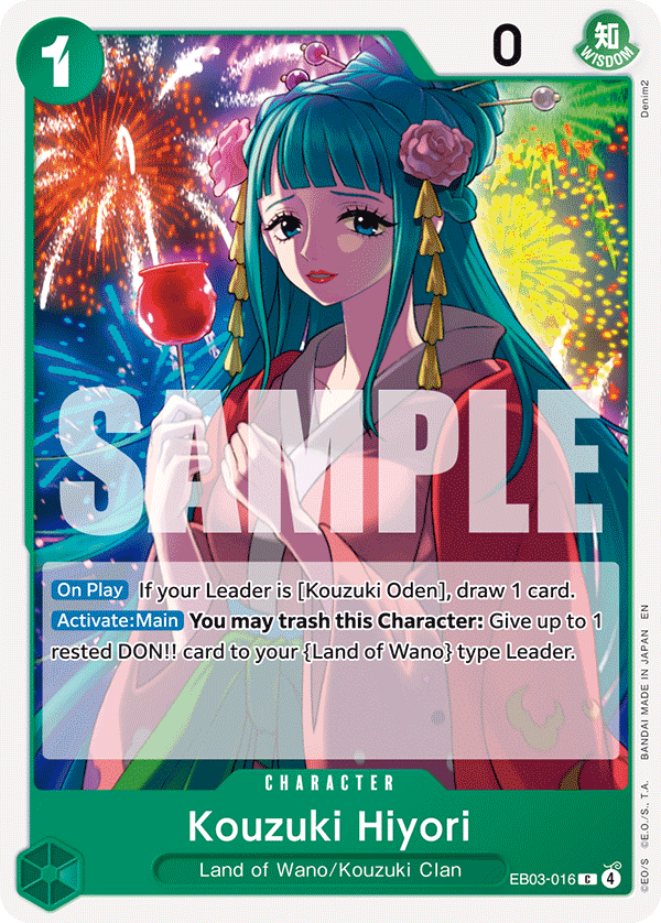 Kouzuki Hiyori EB03-016 One Piece card
