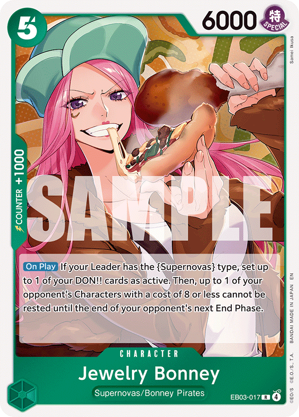 Jewelry Bonney EB03-017 One Piece card