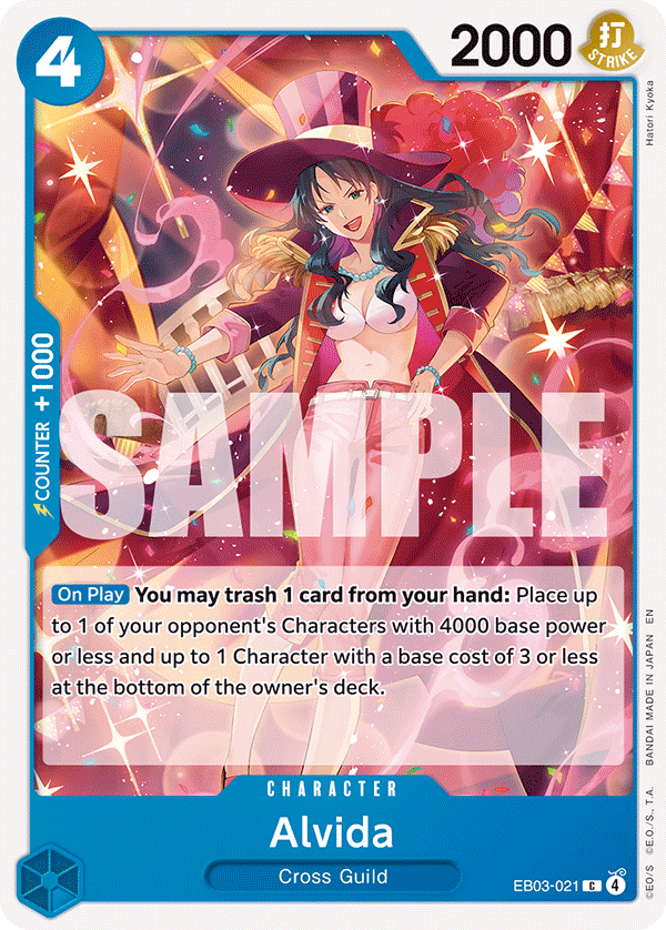 Alvida EB03-021 One Piece card