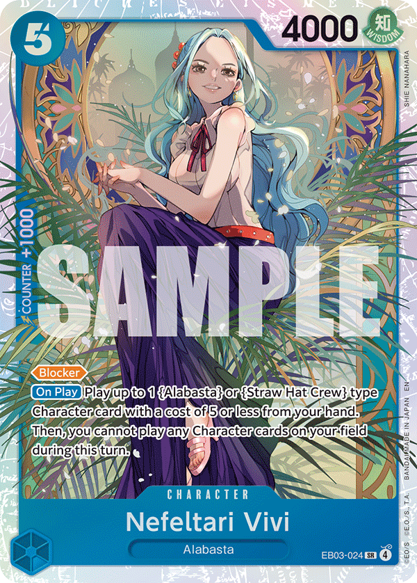 Nefeltari Vivi (024) EB03-024 One Piece card