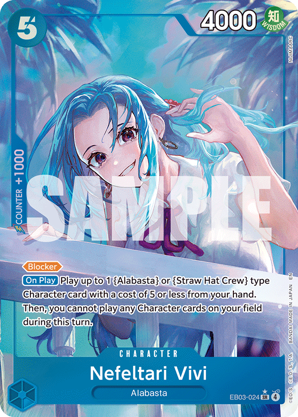 Nefeltari Vivi (024) (Alternate Art) EB03-024 One Piece card