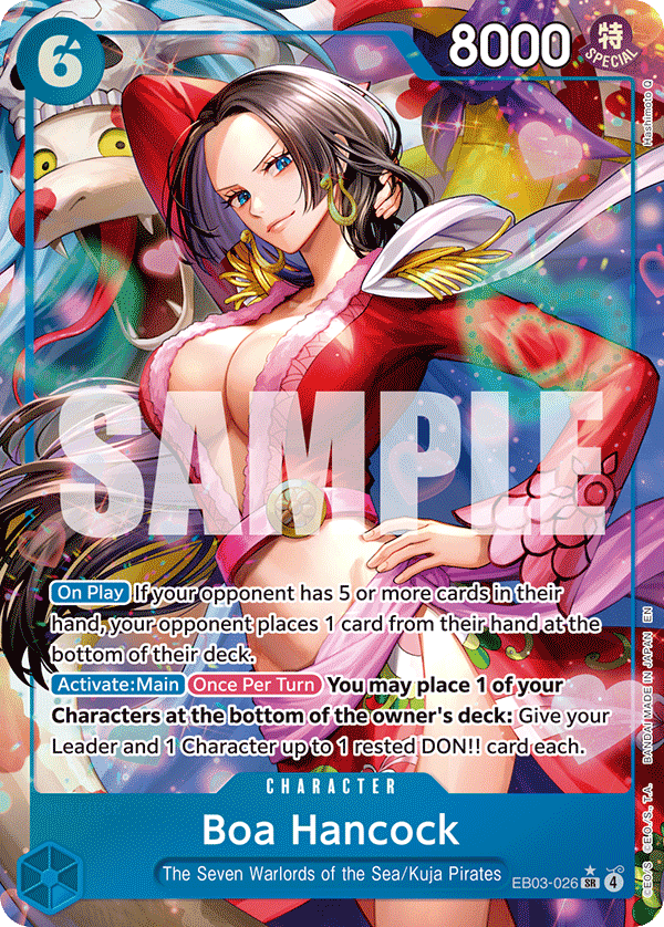 Boa Hancock (Alternate Art) EB03-026 One Piece card