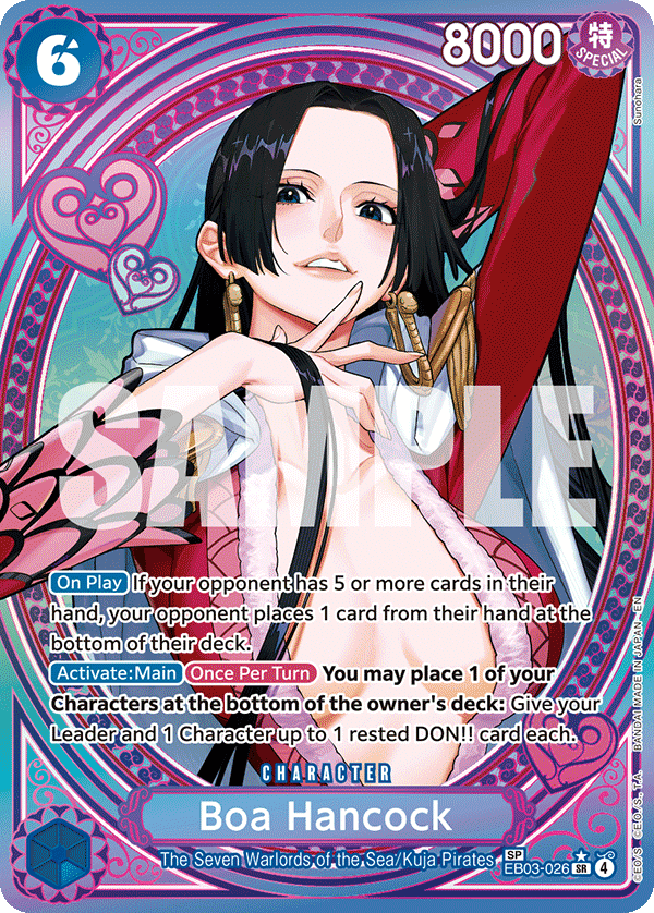 Boa Hancock (SP) EB03-026 One Piece card