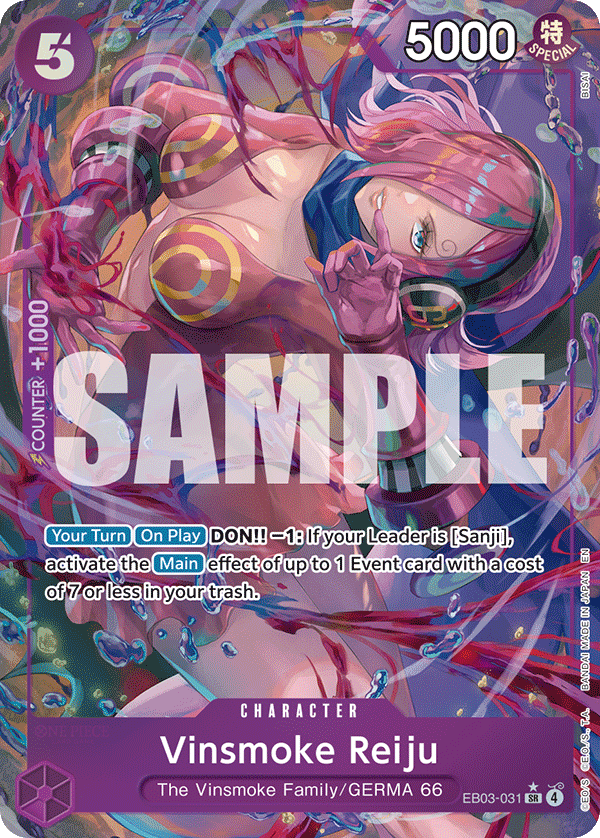 Vinsmoke Reiju (Alternate Art) EB03-031 One Piece card