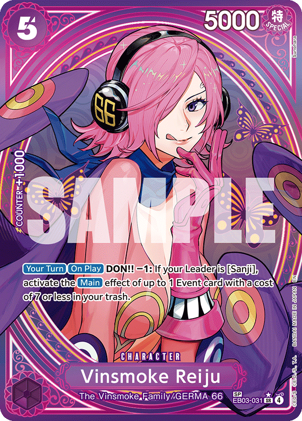 Vinsmoke Reiju (SP) EB03-031 One Piece card