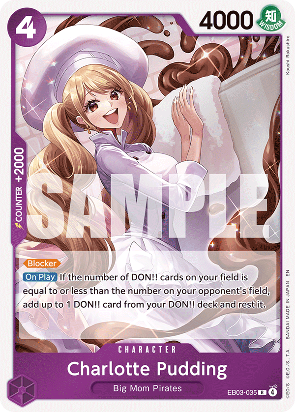 Charlotte Pudding EB03-035 One Piece card