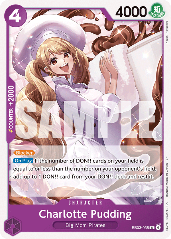 Charlotte Pudding EB03-035 One Piece card