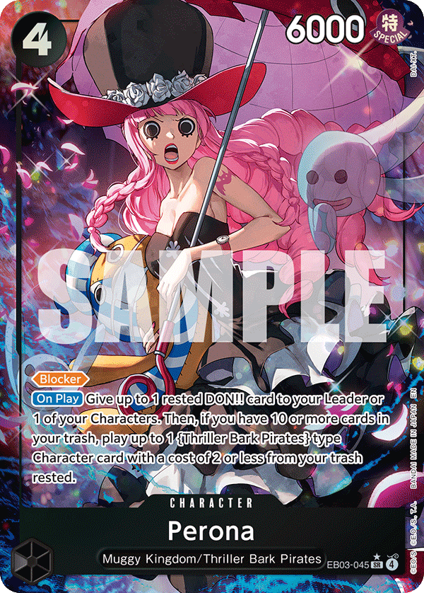 Perona (045) (Alternate Art) EB03-045 One Piece card
