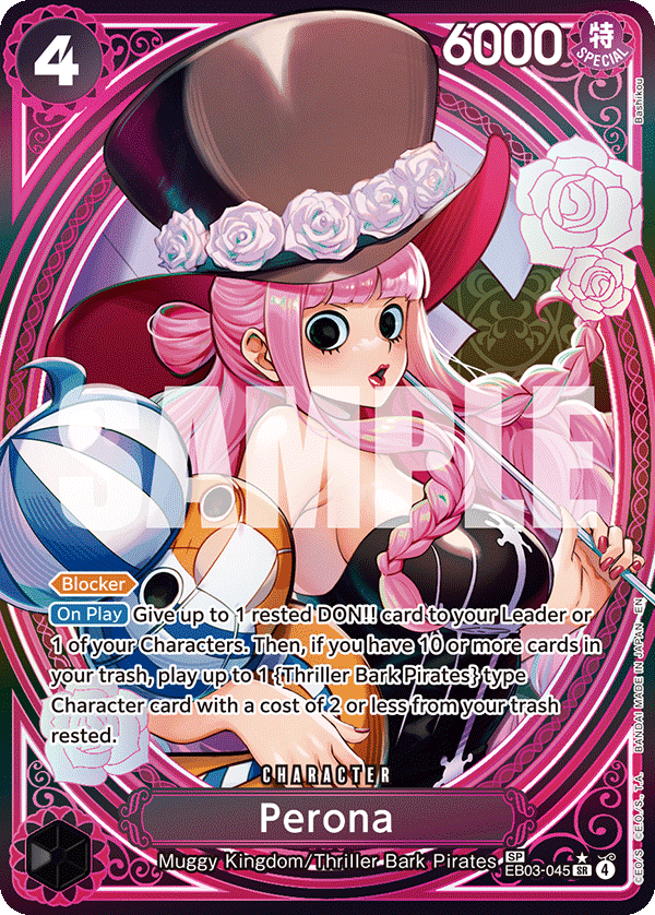 Perona (045) (SP) EB03-045 One Piece card