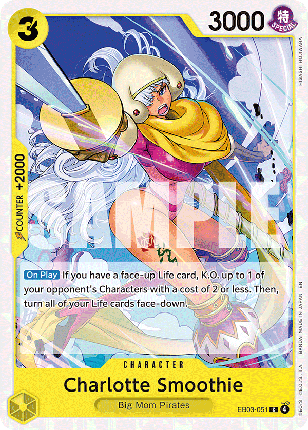 Charlotte Smoothie EB03-051 One Piece card