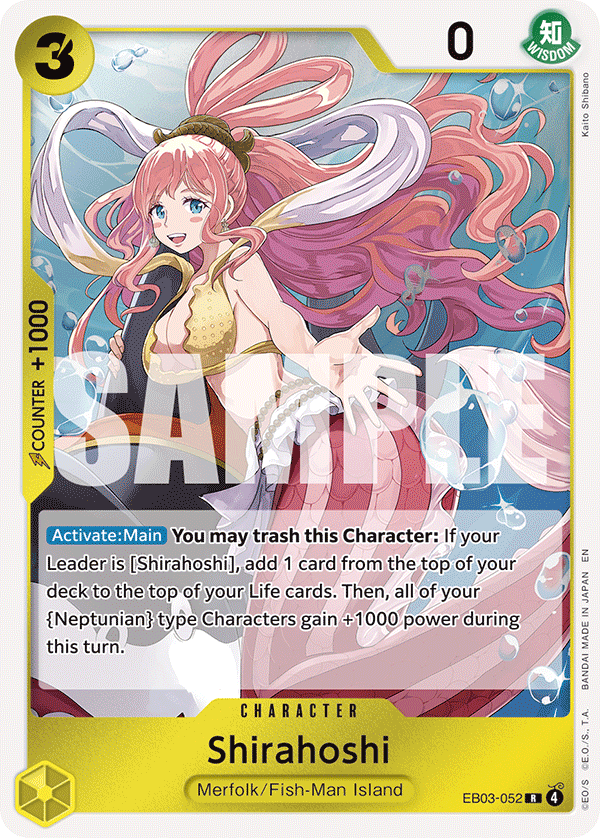 Shirahoshi EB03-052 One Piece card