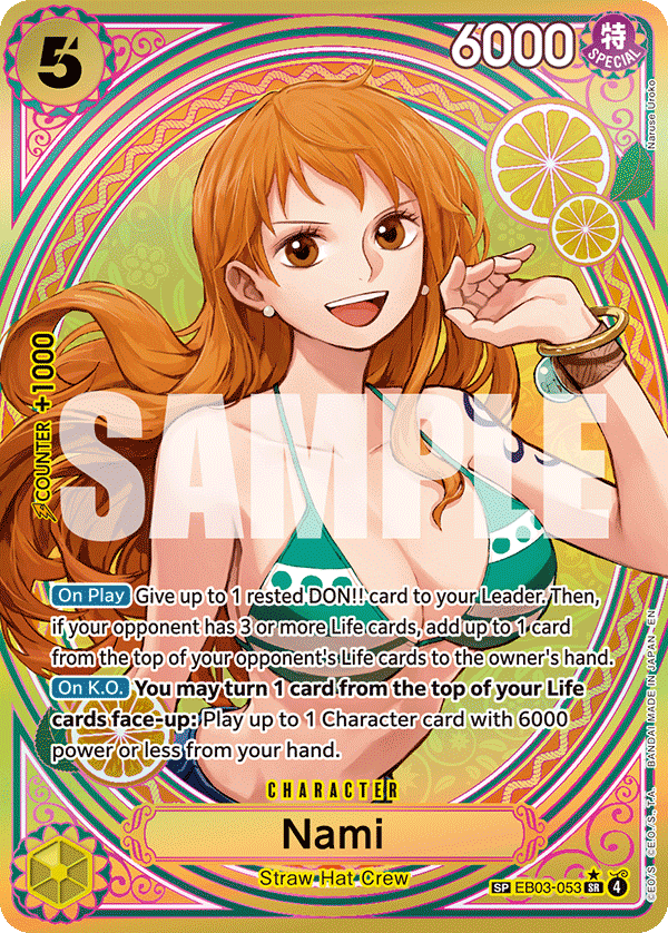Nami (053) (SP) EB03-053 One Piece card