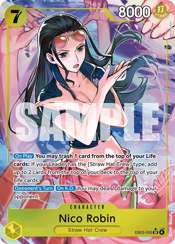 Nico Robin (055) (Alternate Art) EB03-055 One Piece card
