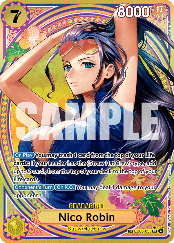 Nico Robin (055) (SP) EB03-055 One Piece card