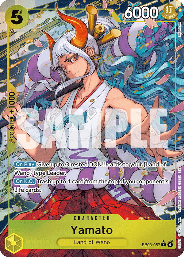 Yamato (Alternate Art) EB03-057 One Piece card
