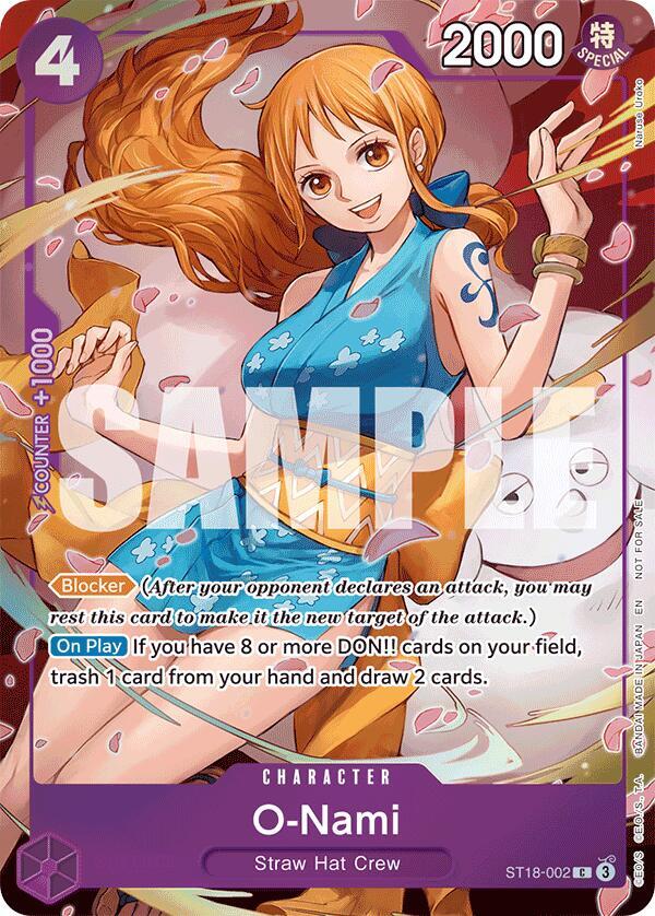 O-Nami - ST18-002 ST18-002 One Piece card