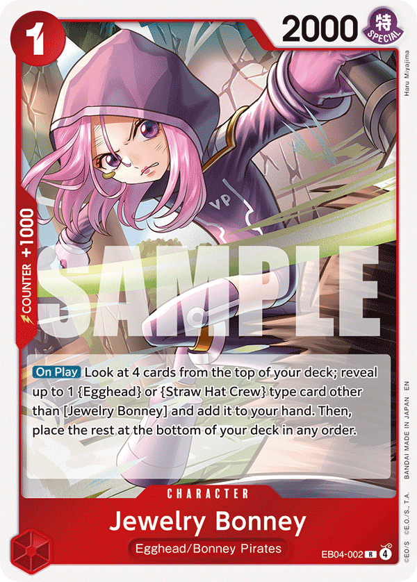 Jewelry Bonney (EB04-002) EB04-002 One Piece card