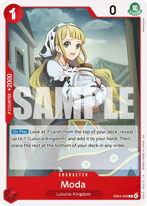 Moda EB04-006 One Piece card