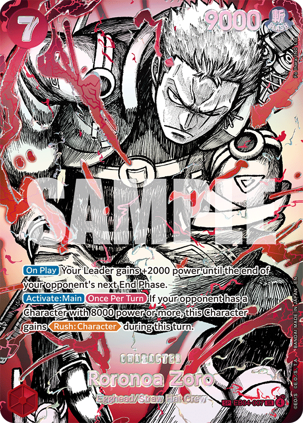 Roronoa Zoro (EB04-007) (SP) EB04-007 One Piece card