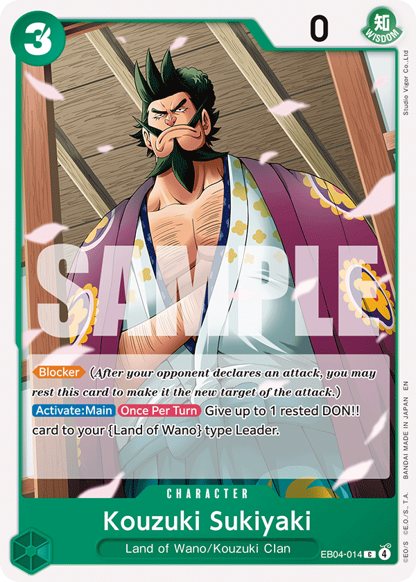 Kouzuki Sukiyaki EB04-014 One Piece card