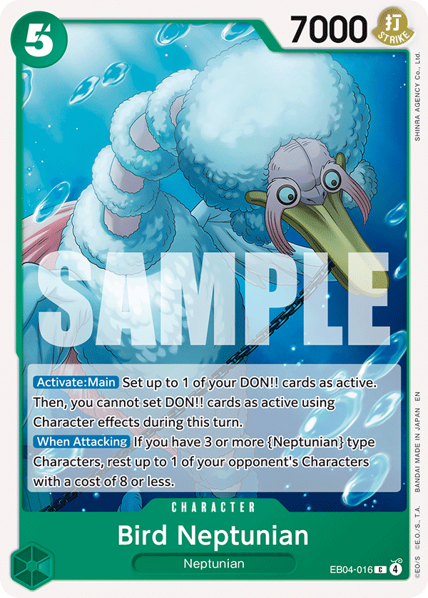 Bird Neptunian EB04-016 One Piece card