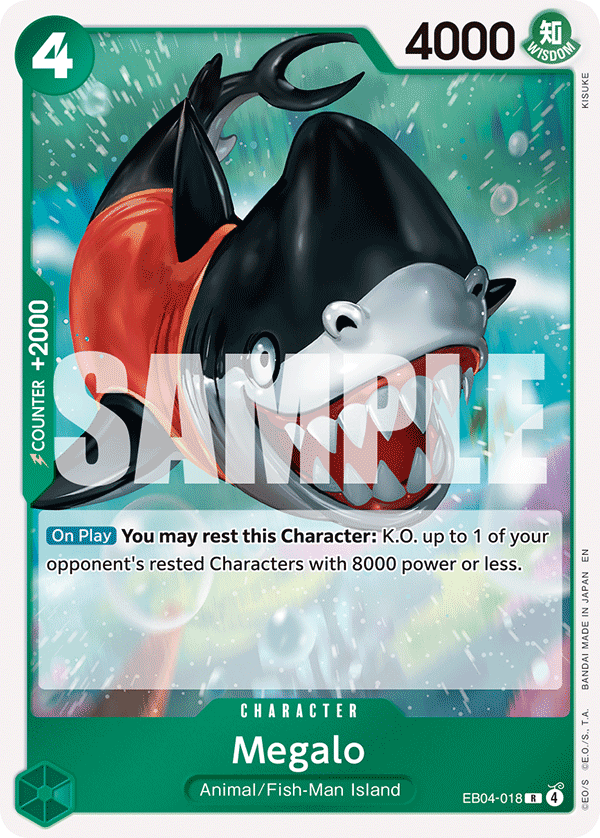 Megalo EB04-018 One Piece card