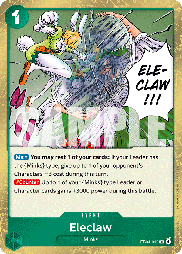 Eleclaw EB04-019 One Piece card