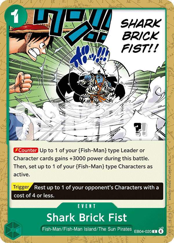Shark Brick Fist EB04-020 One Piece card