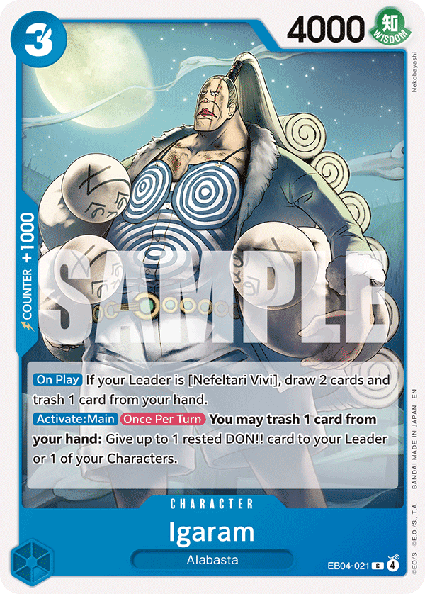 Igaram EB04-021 One Piece card