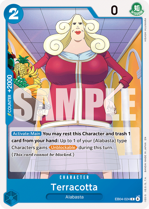 Terracotta EB04-024 One Piece card