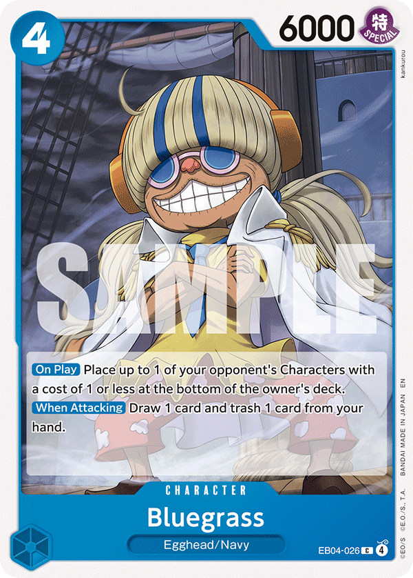 Bluegrass EB04-026 One Piece card