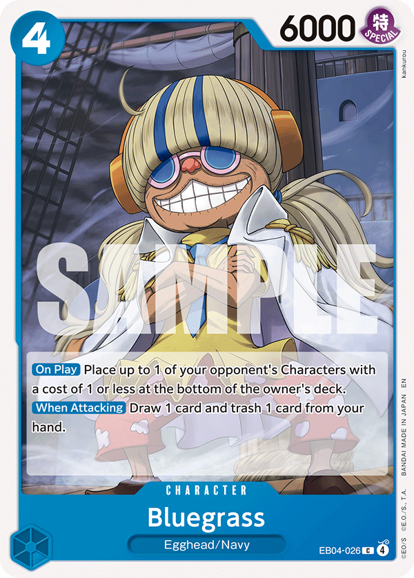 Bluegrass EB04-026 One Piece card