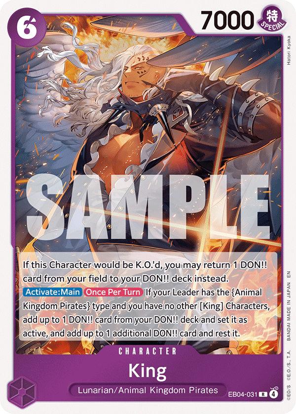 King EB04-031 One Piece card
