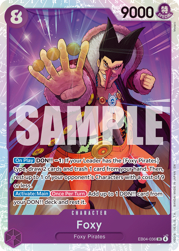 Foxy EB04-036 One Piece card