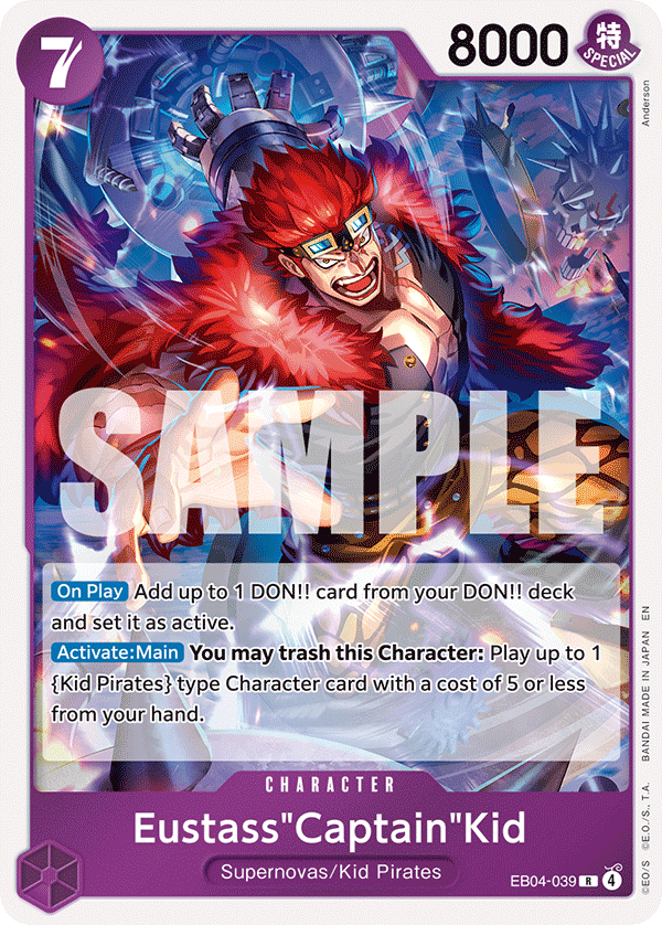 Eustass"Captain"Kid - EB04-039 EB04-039 One Piece card