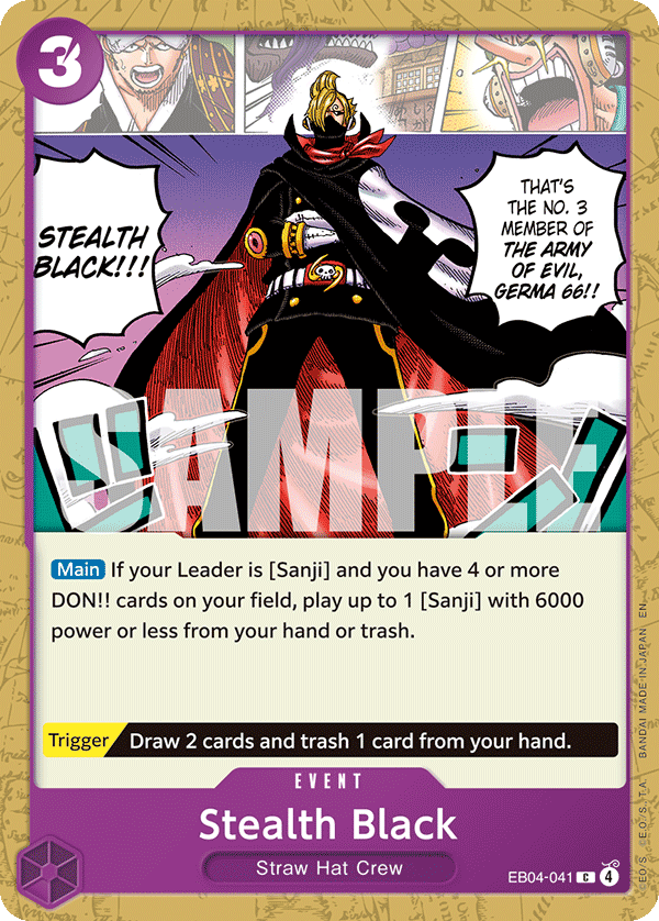 Stealth Black EB04-041 One Piece card